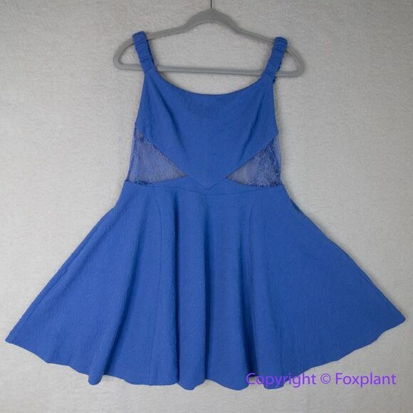 New! Free People Brooklyn Mini Dress in blue, size XS - Picture 5 of 16